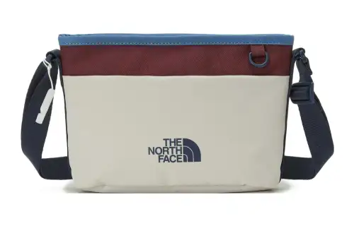 THE NORTH FACE 2L Messenger Bag, Crossbody Bag, Shoulder Bag, Outdoor Bag Polyester Cream Unisex
