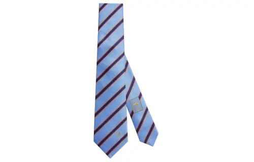 GUCCI Mulberry Silk Cupro Ties Men's Blue