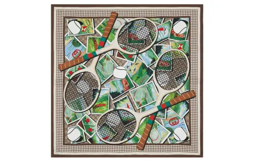 GUCCI Scarves Men's Brown