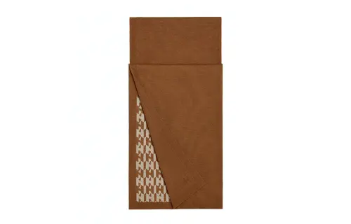 HERMES Knit Scarves Men's Brown