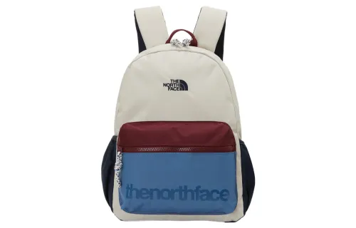 THE NORTH FACE 13L Backpack Outdoor Bag Polyester Beige/Burgundy/Blue Women's