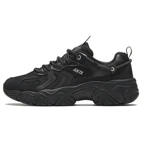 ANTA Casual Shoes Men Low Top Black