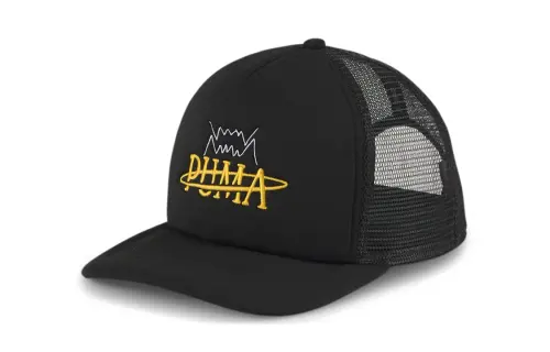 PUMA Polyester Baseball Caps Men's Black