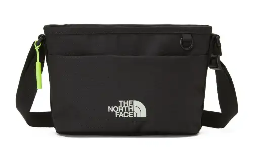 THE NORTH FACE 2.1L Top Zip Closure Messenger Bag Shoulder Bag Outdoor Bag Polyester Black Kids'