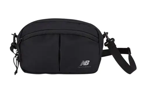 New Balance Fashion Trend Nylon Crossbody Bag Medium Men's Black