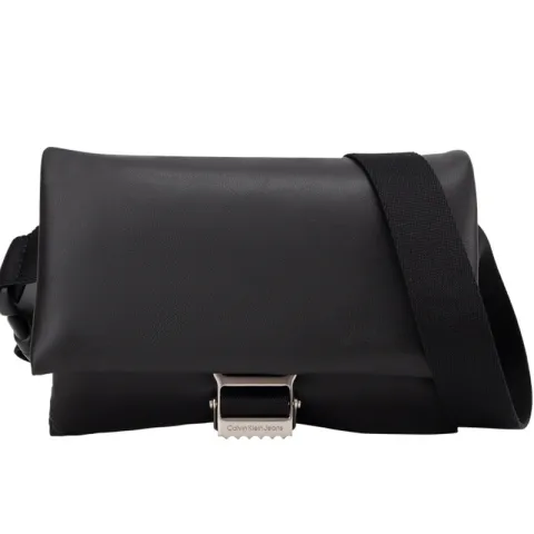 CALVIN KLEIN Blended Material Fanny Pack Women's Space Black