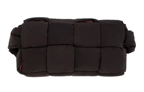 Bottega Veneta CASSETTE Magnetic Closure Polyamide Fanny Pack Mini Women's Brown