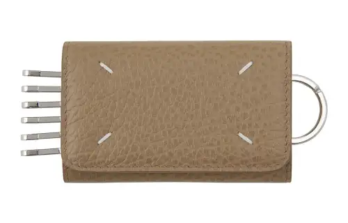 Maison Margiela Leather Key Pouch Women's Brown