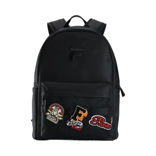 FILA FUSION Fabric Backpack Regular Unisex Pitch Black
