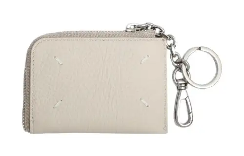 Maison Margiela Deerskin Card Holder, Wallet Unisex White