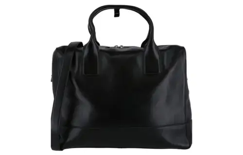 Bottega Veneta Leather Briefcase, Crossbody Bag, Handbag Men's Black