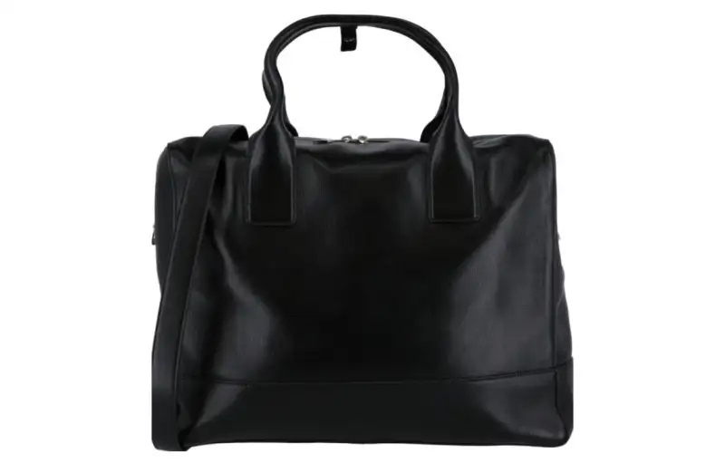 Bottega Veneta Leather Briefcase, Crossbody Bag, Handbag Men's Black