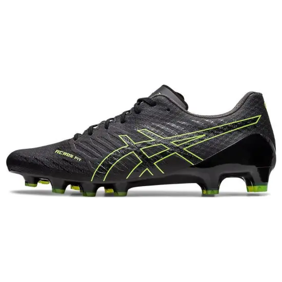 Asics DS LIGHT Series Soccer Shoes Men Low-Top Black Yellow