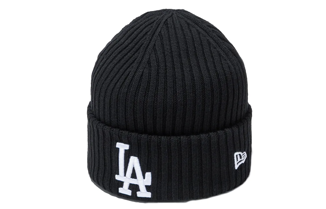 New Era Cotton Polyester Beanies Unisex Black