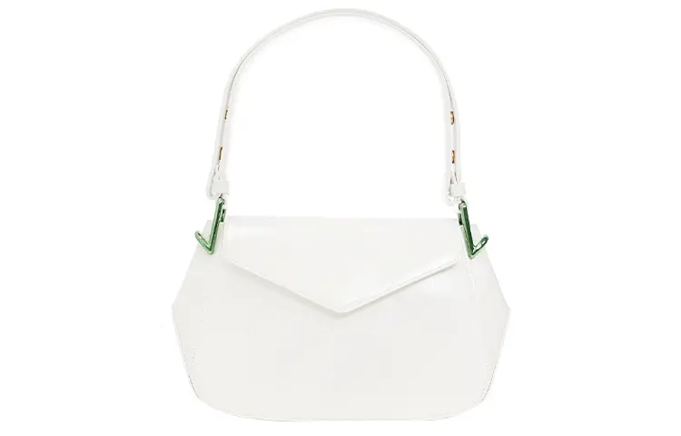 Bottega Veneta Leather Handbag, Shoulder Bag Women's White