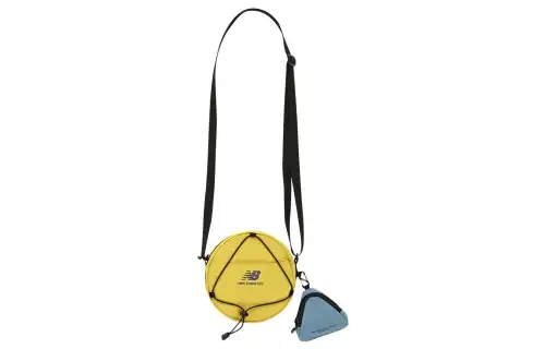 New Balance Nylon Polyester Shoulder Bag, Crossbody Bag Regular Unisex Yellow