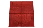 HERMES Scarves Unisex Red