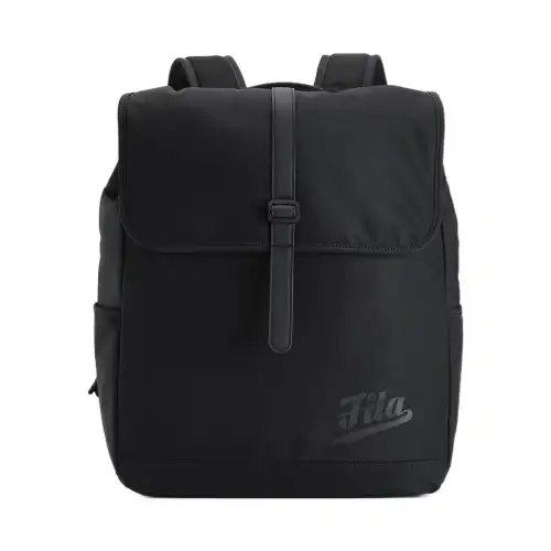 FILA FUSION Fabric Backpack Regular Unisex Pitch Black