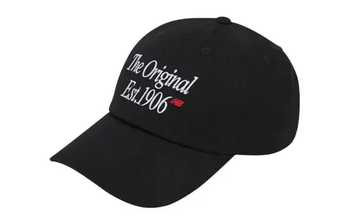 New Balance Patterned Print Baseball Caps Men's Black