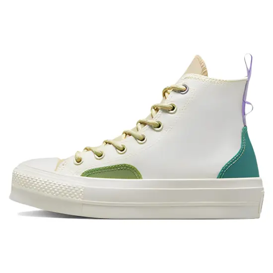 Converse Chuck Taylor All Star Women's Lift Platform High 'Colorblock Overlay - Algae Coast'