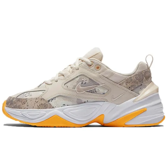 Nike M2K Tekno Light Orewood Brown White Laser Orange Moon Particle Women's