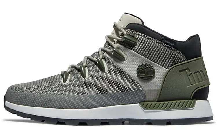 Timberland Sprint Trekker Chukka Breathable And Wear resistant Ankle Length Outdoor Boots Gray Green