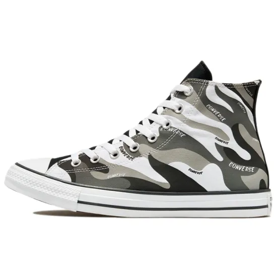 Converse Chuck Taylor All Star Canvas Shoes Unisex High-top Black/white/gray