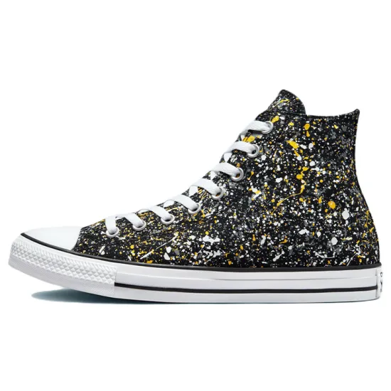 Chuck Taylor All Star Converse Archive High 'Paint Splatter   Black Amarillo'