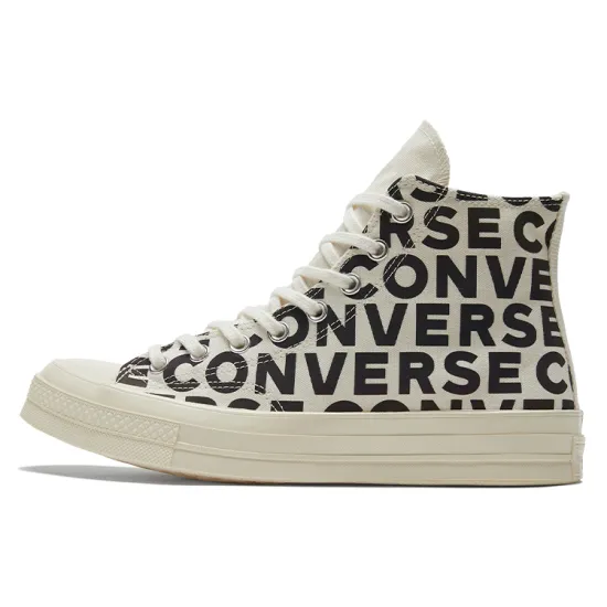Converse Chuck Taylor All Star Canvas Shoes Unisex High-top Beige/Black