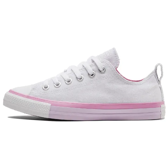 Converse Chuck Taylor All Star Canvas Shoes Women's Low-top White/Pink/Purple