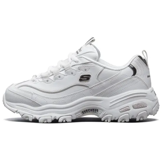 Skechers D'Lites Gs White/Black Women's