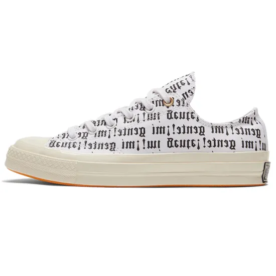Converse Chuck Taylor All Star Canvas Shoes Unisex Low-top White/Black/Orange
