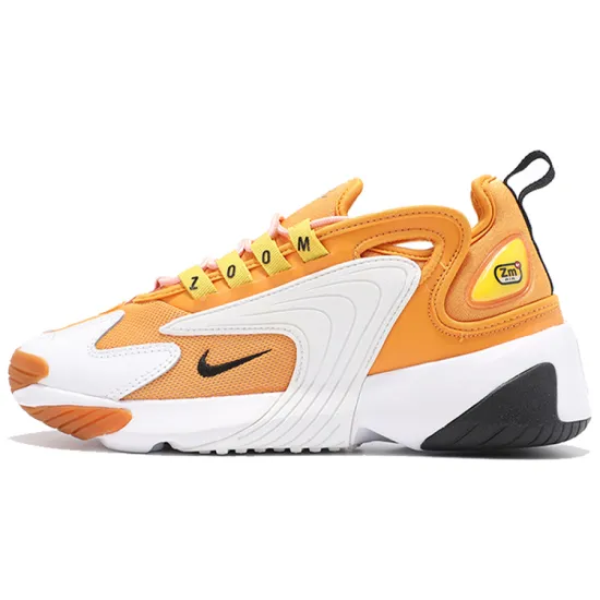 Nike Zoom 2K Chunky Sneakers Women's Low-top White/yellow/brown