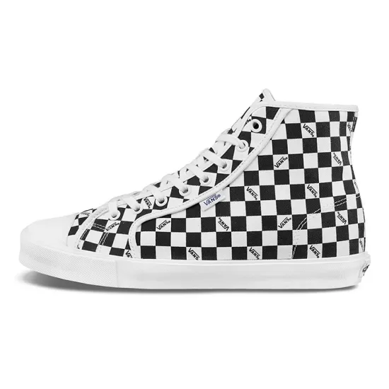 Vans Style 24 Canvas Shoes Unisex High-top Black/white