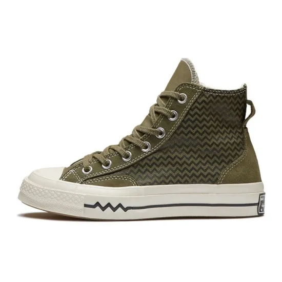 Converse 1970s Canvas Shoes Women's High-top Green/Black