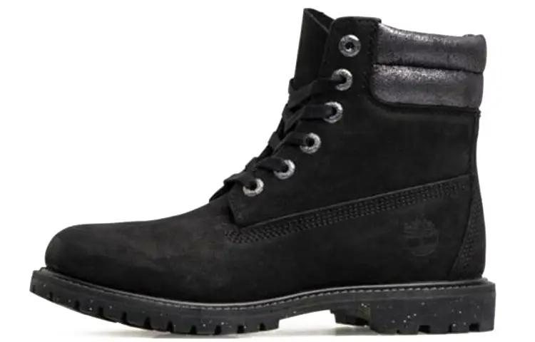 Timberland 6 Inch Waterville Double Collar Boots 'Black' Women's