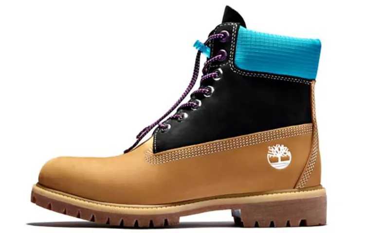 Timberland Premium 6-Inch Wheat Black Boots