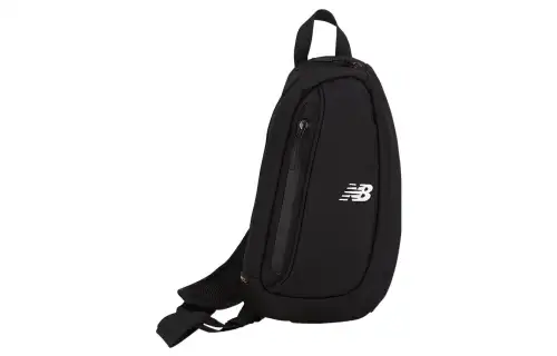 New Balance Polyester One Shoulder Crossbody Sling Bag Regular Unisex Black