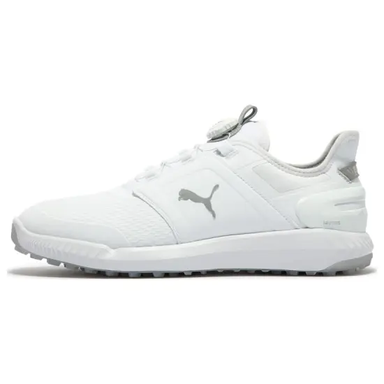 PUMA Ignite Golf Shoes Men Low-top White/Silver