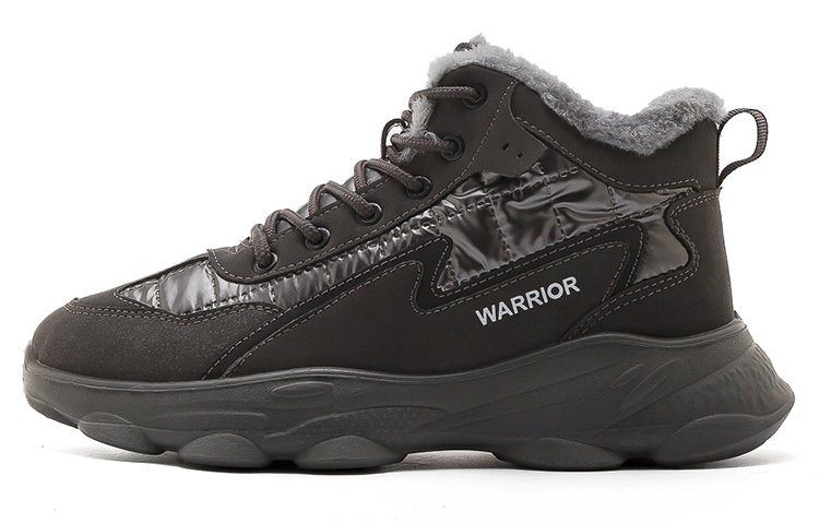 Warrior Thickened And Fleece Lined Insulated Shoes Thermal Abrasion Resistant Thermal Abrasion Resistant Low top