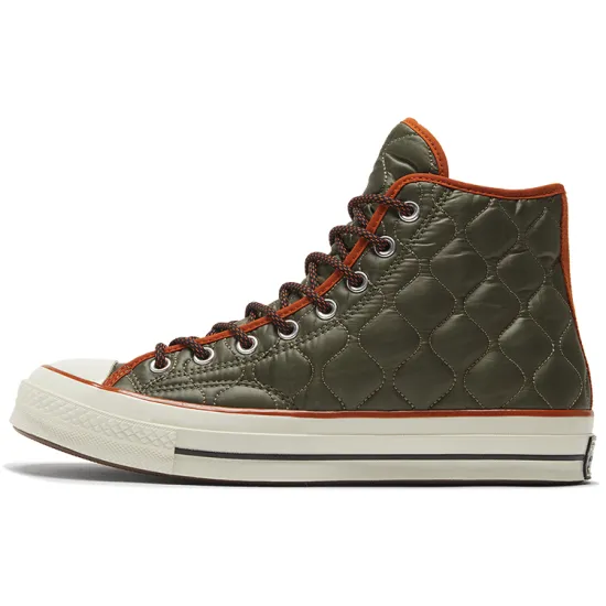 Converse Chuck Taylor All Star 70 Hi Quilted Green Brown