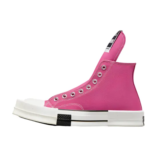 Converse TURBODRK Laceless Chuck Taylor All Star 70 Hi Rick Owens DRKSHDW Cactus Flower Pink