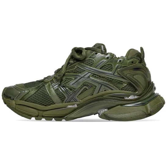 Balenciaga Runner Leather Free Khaki