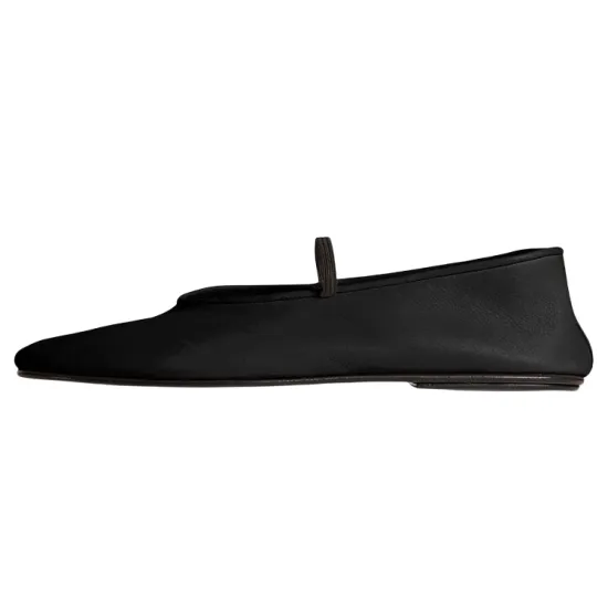 THE ROW Elasticated Strap Ballerina Flats Women's