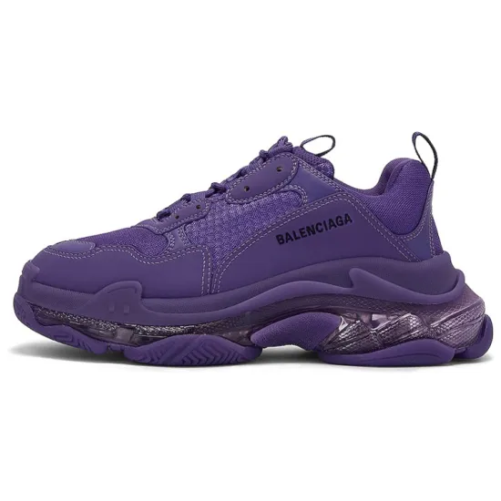 Balenciaga Triple S Clear Sole Deep Purple