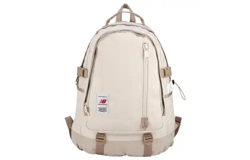 New Balance Polyester+Polyurethane Backpack Regular Unisex Ivory