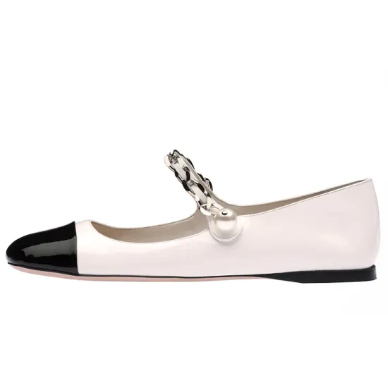 Miu Miu Two-Toned Ballerinas