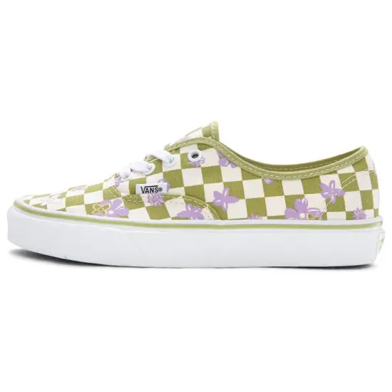 Vans Wallpaper Authentic Checkered Floral 'Green White'