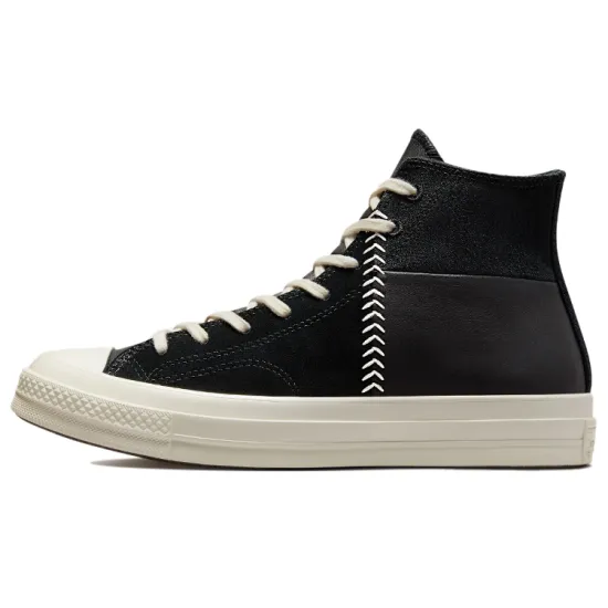 Converse Chuck 70 Crafted Leather High 'Black Egret'