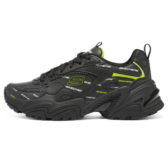 Skechers Stamina V2 'Black White Green' Women's